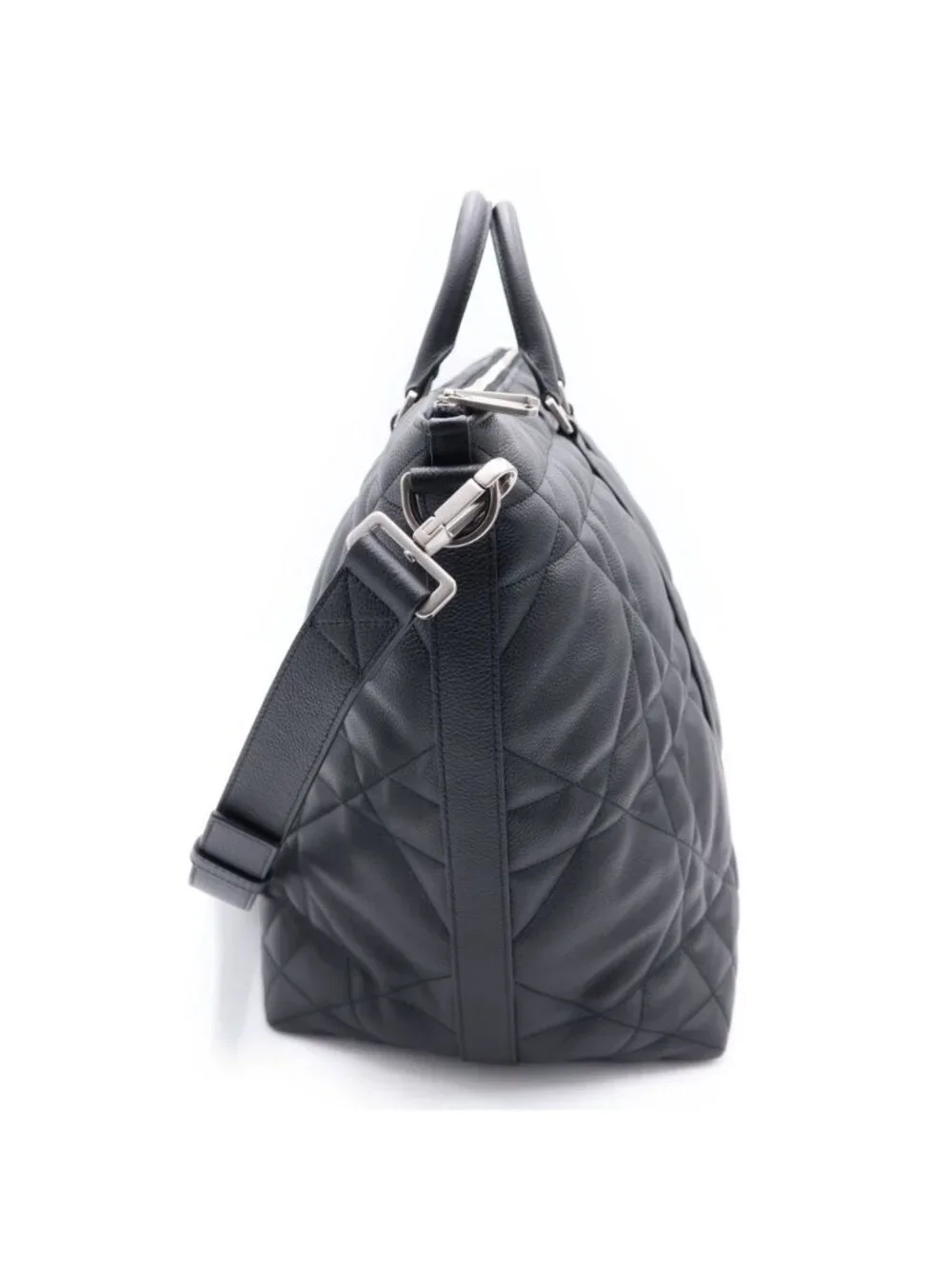 Dior Weekender 40 Wi Maxicannage Boston Bag Black